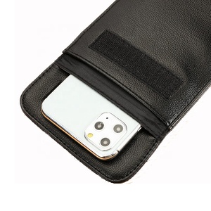 Étui portefeuille en cuir <span class=keywords><strong>anti</strong></span>-RFID pour téléphone portable, avec blocage de signal Faraday, protection <span class=keywords><strong>anti</strong></span>-hack et mousqueton - Product Image 5