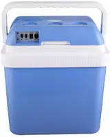 Caixa de refrigeração elétrica de 24l, carro e casa refrigerador e aquecedor dc12v para passeios automotivos, piqueniques, pesca,