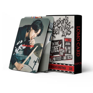 Venta al por mayor KPOP ATEEZ 2025 SALUDOS DE TEMPORADA Tarjeta fotográfica Tarjeta Lomo - Product Image 1