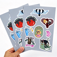Autocollants holographiques promotionnels imperméables personnalisables avec logo imprimé, découpés à la forme, en vinyle auto-adhésif – Échantillon gratuit