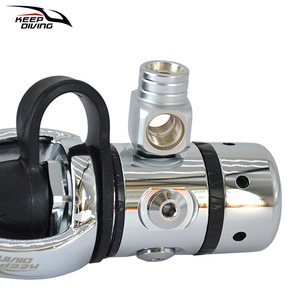 Keep <b>Diving</b> Aluminum Alloy High Pressure Adapter For Scuba <b>Diving</b> Compressed Air <b>Tank</b> 1 Out 3 Connector - Product Image 3