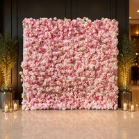 Zijden Kunstmatige Pollenveren Witte Bloemen Wanddecoratie Luxe Buitenhuwelijksdecoratie Hoteldecoratie Internet-Beroemd