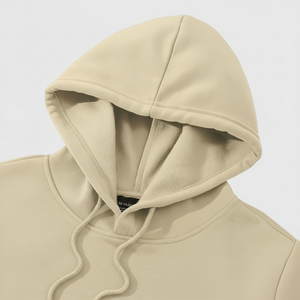 Vente en gros Sweat à capuche épais unisexe en Polyester/Coton, couleur unie, avec broderie et impression 3D, effet délavé à l'acide, coupe oversize, style streetwear, collection automne - Product Image 1