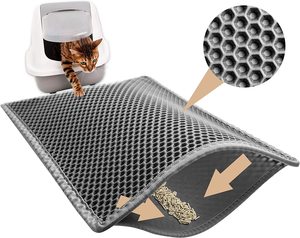 Waterdicht Urinebestendig Niet-Slip En Groot Geen Ftalaat Kattenbakmat Wasbaar Gemakkelijk Schoon Te Maken 20*16 Inch - Product Image 2