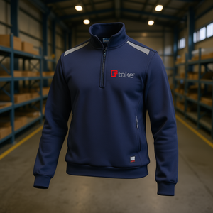 เสื้อสเวตเชิ้ตทีเทค เรกูลาร์ สำหรับทำงาน สีฟ้า ไซส์ S - Product Image 3