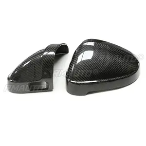 Cubierta de Espejo Lateral de Fibra de Carbono Real para Auto, Reemplazo de la Cubierta del Espejo Retrovisor, Estilo OEM, para Audi A4 B9 S4 A5 S5 2017-IN - Product Image 5