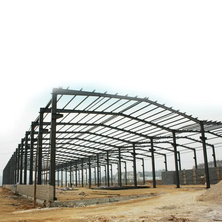 steel structure framed construction design warehouse