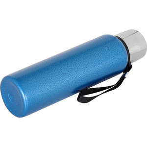 Stainless Steel Thermos Bullet Shape Blue Large Capacity Camping Water Bottle - Product Image 1