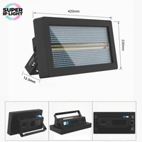 Projecteur LED Stroboscopique Haute Puissance 400W avec 256+864 Perles de Lampe et 96 Segments RGB, Effet DMX RDM pour Scène, DJ, Discothèque, Fête, Spectacle