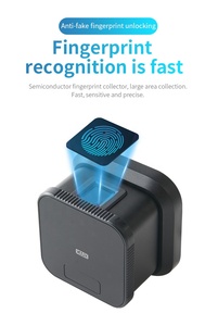 Nhà Giá Rẻ An Toàn Nhỏ Deadbolt Mộng WIFI TUYA APP NFC Keyless Thông Minh Thông Minh Khóa Điện Tử Với Dấu Vân Tay - Product Image 3