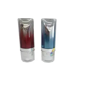 Topkwaliteit 30Ml Rood En Blauw Acryl Materiaal Vacuüm Omgekeerde Cc Zonnebrandcrème Plastic Bb Cream Airless Fles