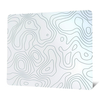 Custom Bulk Glass MousePad With Pattern Printing Tempered Photovoltaic Printed Tempered Glass Mouse Pad
