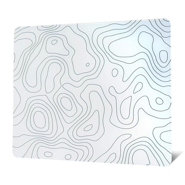Custom Bulk Glass MousePad With Pattern Printing Tempered Photovoltaic Printed Tempered Glass Mouse Pad