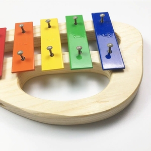 Xilófono de Madera de 8 Teclas al por Mayor, Glockenspiel de Placa de Aluminio Arcoíris, Instrumento Orff para Entrenamiento Rítmico Preescolar - Product Image 5
