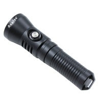 Lampe de plongée Asafee DT11, lampe de plongée sous-marine XPL LED 1200 lumens, lampe de plongée en alliage d'aluminium, torche de plongée portable