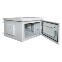 Armoire de serveur extérieure IP65 12U étanche en acier SPCC laminé à froid, armoire de télécommunication CCTV 4U 9U 12U IP67, armoire de réseau extérieure
