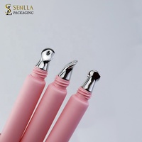 Emballage personnalisé pour gloss à lèvres en tube souple de 5 ml, 10 ml, 15 ml, finition mate ou brillante, tube en plastique imprimé à l'écran pour cosmétiques