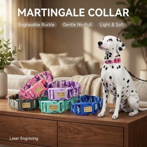 <span class=keywords><strong>Collar</strong></span> Martingale YG-109, Rayado, Transpirable, Personalizado, Deportivo, de Nailon con Cinta Reflectante - Product Image 6