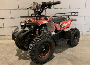 Motocicleta de Gasolina de 2 Tiempos para Jóvenes, Vehículo Todoterreno Mini de <span class=keywords><strong>50cc</strong></span> con Cadena para Niños, ATV de Carreras de 40 km/h - Product Image 3