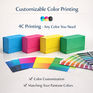 Boîtes d'emballage rigides à tiroir coulissant avec logo personnalisé, matériaux recyclés, fenêtre transparente propre, Noël, miel - Product Image 4