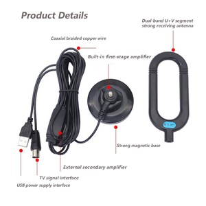 <span class=keywords><strong>Antena</strong></span> de TV Inteligente HD SIGNALWELL SW-1128-6 con Ganancia de 42dBi, <span class=keywords><strong>Cable</strong></span> <span class=keywords><strong>Coaxial</strong></span> de 5M, Amplificador Interior y Potenciador de Señal - Product Image 4