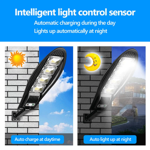 ขายร้อนกลางแจ้งกันน้ำ LED สำหรับโคมไฟติดผนังสวนปรับมุมได้พลังงานแสงอาทิตย์ในตัว 10000mAH 168LED ไฟถนน FX-SOSG013 - Product Image 3