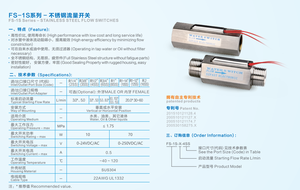 Durable FS-2P-X-2N PVC Liquid Flow <b>Switch</b> G1/4 Inch Two-<b>Wire</b> Water Flow Sensor Float <b>Switch</b> Smart Fluid <b>Control</b> Systems - Product Image 3