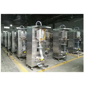 1000-1500 Pieces Per Hour Small Plastic Bag Sachet Water Beverage Juice Milk Filling Packing Machine