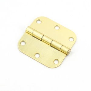 Bisagras de Acero Inoxidable 304 Plateadas de Alta Resistencia de 4 Pulgadas y 2.5mm, 3.5x3.5, con Esquinas Redondeadas, Diseño Moderno para Exteriores - Product Image 5