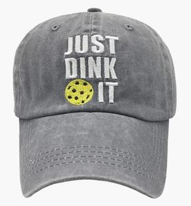 Gorra de béisbol con estampado de Pickleball para hombre y mujer, gorro Vintage lavable, divertido, para papá, Just Dink <span class=keywords><strong>It</strong></span> - Product Image 2