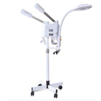 Instrumento Profesional 3 en 1 para el Cuidado Facial de la Piel, con Cabezales de Vapor Flexibles y Base con Ruedas