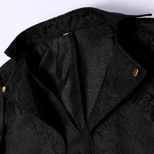 Mens Gothic Jacket Steampunk Tailcoat Long <strong>Coat</strong> Halloween Medieval Costume Frock - Product Image 4