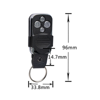 Fournisseur fiable FUYUN FY-TXJS-06 Télécommande universelle haute sécurité à code tournant 433 MHz, batterie AAA, contrôle tactile LED, 4 boutons