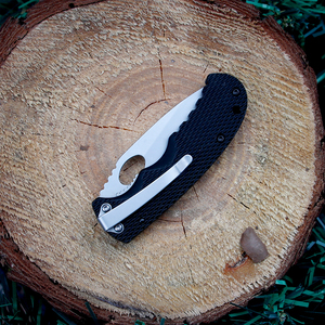 Cuchillo de Bolsillo Plegable HL con Logotipo Personalizado, Recubrimiento Negro, Hoja Plegable de Acero de Alta Resistencia, Cuchillos Plegables de Rescate, Supervivencia y Camping - Product Image 5