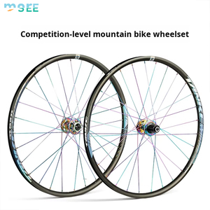 Jeu de roues de <span class=keywords><strong>vélo</strong></span> VTT SeeMore personnalisable 26/27,5/29 <span class=keywords><strong>pouces</strong></span> à débrayage rapide, frein à disque, 12 vitesses, système QR six griffes - Product Image 4