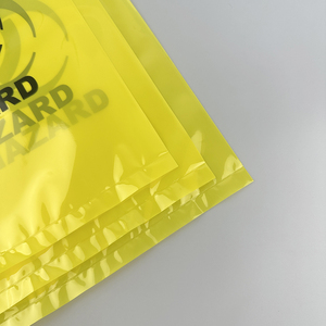 Autoclavable nhựa chất thải y tế túi màu vàng phẳng mở 10L đến <span class=keywords><strong>100L</strong></span> Biohazard túi màu đỏ - Product Image 6