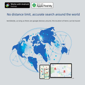 แอร์แทรคเกอร์แอนดรอยด์รองรับระบบคู่สำหรับสัตว์เลี้ยงแท็บเล็ต Airtag สำหรับแมวสุนัขเด็กกระเป๋าเงินติดรถยนต์ - Product Image 5