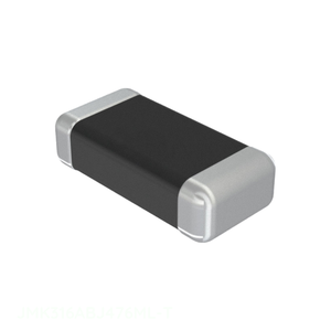 Manufacturer Channel 1206 (3216 Metric) JMK316ABJ476ML-T CAP CER 47UF 6.3V X5R 1206 47 uF Surface Mount MLCC Ceramic Capacitor - Product Image 1