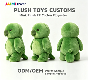Peluche personalizzato a forma di animale, con tessuto in cotone e fodera in rete di poliestere, <span class=keywords><strong>accessori</strong></span> lavabili - Product Image 1