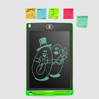 Tablette d'écriture LCD 8,5 pouces, tableau de dessin électronique portable, bloc-notes numérique avec fonction autocollante, personnalisable pour les enfants