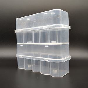 유리 병 상자 10ml 동결 건조 분말 상자 PP 애완 동물 백신 뚜껑 플라스틱 투명 포장 상자 도매 - Product Image 1