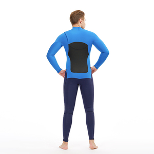 Factory Supplier OEM 3mm Neoprene Chest Zip <strong>Wetsuit</strong> for <strong>Adult</strong> &amp; Youth Blue Men's Diving Suit - Product Image 4