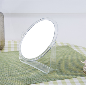 Cơ Sở Minh Bạch Đôi Sided <span class=keywords><strong>Magnifying</strong></span> Trang Điểm Gương Tự Đứng Gương 1X 3X Trang Điểm Vanity Gương Máy Tính Để Bàn Make-Up Kính - Product Image 5