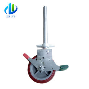 6 Zoll Rollen gerüst rad mit Tests Vierkant schaft für 2-lagige Gerüst räder Gin zum Verkauf - Product Image 4