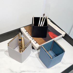 Organisateur de bijoux en cuir Gunus sélectionné, noir, boîte de rangement pour véhicule, trousse de maquillage - Product Image 4