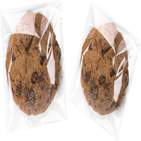 Sacs en cellophane transparents refermables en gros avec fermeture autocollante pour emballage cadeau, boulangerie, confiserie, maison et magasin