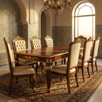 [OEM/ODM] Lit à baldaquin de luxe néoclassique en bois de palissandre, cadre de lit King Size pour projets de mobilier d'hôtels 5 étoiles et villas