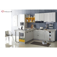 Armoire de cuisine en mélamine style Shaker |   Design moderne |   Usine chinoise |   OEM personnalisé