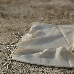 100% Breathable Bamboo Giza Cotton Handloom <b>Scarf</b> Soft Lightweight Double Stitches <b>Wrap</b> Shirts for Women Eco-Friendly Sofa Suit - Product Image 1