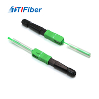 Conector Rápido de Fusión Óptica SC de Fusión en Caliente para Cable de Fibra Óptica Monomodo FTTH